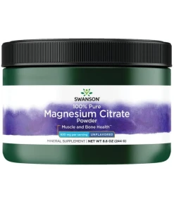 SWANSON Cytrynian Magnezu - 100% czystoci 244g